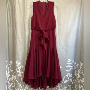 Just...Taylor Burgundy High Low Dress | NWT | Size 4